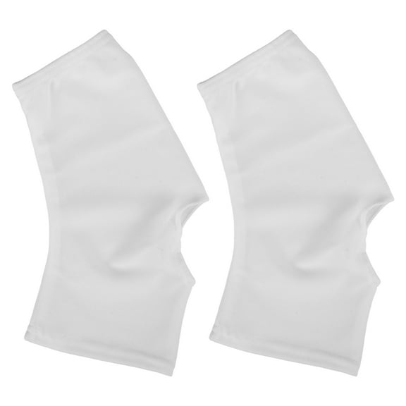 Himition 1 Pair Football Cleat Covers - Prevent Sand Mud Water Entry Spats Cleat Covers for Soccer, Rugby, Field Hockey White