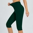 thumbnail image 5 of Aofany Women's High Waist Yoga Workout Capris Leggings Side Pockets Pants Cropped Trousers, 5 of 5