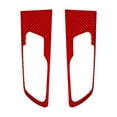 thumbnail image 2 of Real Bright Soft Car Interior Carbon Fiber Sticker Decoration2Pcs Red Carbon Fiber Interior Rear Door Handle Cover For Ford RangerAuto Car Protection Interior Accessories, 2 of 8
