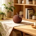 thumbnail image 5 of 14cm Resin Pumpkin Figurines with Woven Texture Fall Decor Autumn Decor Halloween Thanksgiving Decorations for Home, 5 of 7