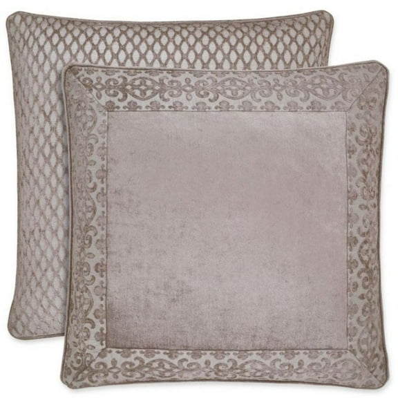 J. Queen New York Sicily European Pillow Sham in Pearl