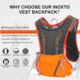 thumbnail image 2 of Hydration Vest Backpack,Lightweight Water Running Vest Pack with 1.5L Water Bladder Bag Daypack for Hiking Trail Running Cycling Race Marathon for Women Men, 2 of 6