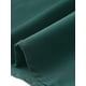 thumbnail image 5 of Blusa de mujer Inspire Chic con cuello Peter Pan, mangas cortas abullonadas, estilo retro, color verde oscuro, 5 of 6