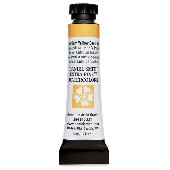 Daniel Smith Extra Fine Watercolor - Cadmium Yellow Deep Hue, 5 ml, Tube