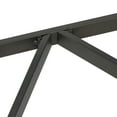 thumbnail image 4 of Kate and Laurel Langdon Wood Console Table, 41" x 16" x 31", Rustic Brown and Black, Shabby-Chic Home Decor For Storage and Display, 4 of 7