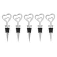 thumbnail image 1 of 5 Pcs 1 Set Household Bottle Plug Dust-proof Crafted Bottle (Silver), 1 of 8