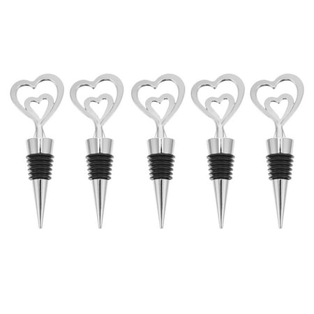 

Etereauty Wedding Stoppers Bottle Plug Champagne Beverage Stopper Favor Valentines Day Engagement Saver Souvenirs Gift