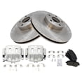 thumbnail image 2 of TRQ Front Brake Pad & Rotor Kit Brake Caliper Brake Pads Brake Rotor Ceramic Vented Fits Select 2001 Subaru Legacy, 2 of 6