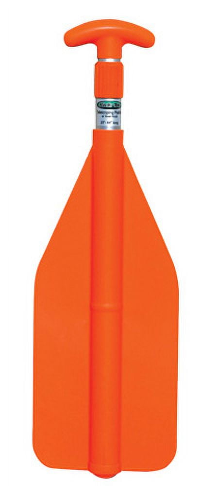 Airhead Easy Clean Lightweight Weather Resistant Watercraft Paddle, Orange, 20" - 40"