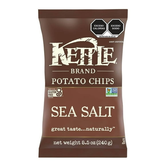 Papas fritas Kettle sal de mar 212 g