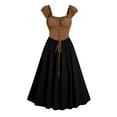 thumbnail image 1 of Robe Élégante Sans Manches pour Femmes, Robe d'Été Midi avec Poches, 1 of 3