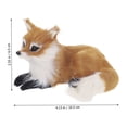 thumbnail image 2 of 1Pc Simulation Fox Model Lifelike Animal Ornament Lovely Fox Figure Decoration, 2 of 7