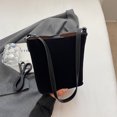 thumbnail image 4 of Bolso Tipo Cubo Gamuza para Mujer Hombro Hobo Con Correa Ajustable Viajes (), 4 of 8