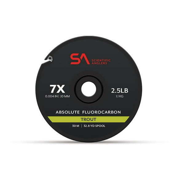 Scientific Anglers Absolute Fluorocarbon Trout Tippet 3X 30m