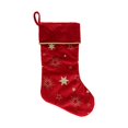 thumbnail image 1 of Holiday time Red Velvet Glitter Stocking,20 inch,red colour, 1 of 4