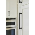thumbnail image 2 of Amerock Farewind 7-9/16 inch (192mm) Center-to-Center Matte Black Cabinet Pull, 2 of 6