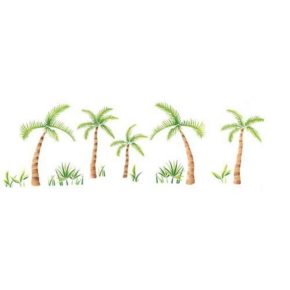 Palm Tree Wall Stencil SKU #3450 by Designer Stencils