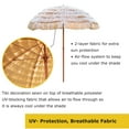 thumbnail image 4 of Backyard X-Scapes Tan Tiki Thatch Patio Umbrella for Outdoors 6.5' D, 4 of 6