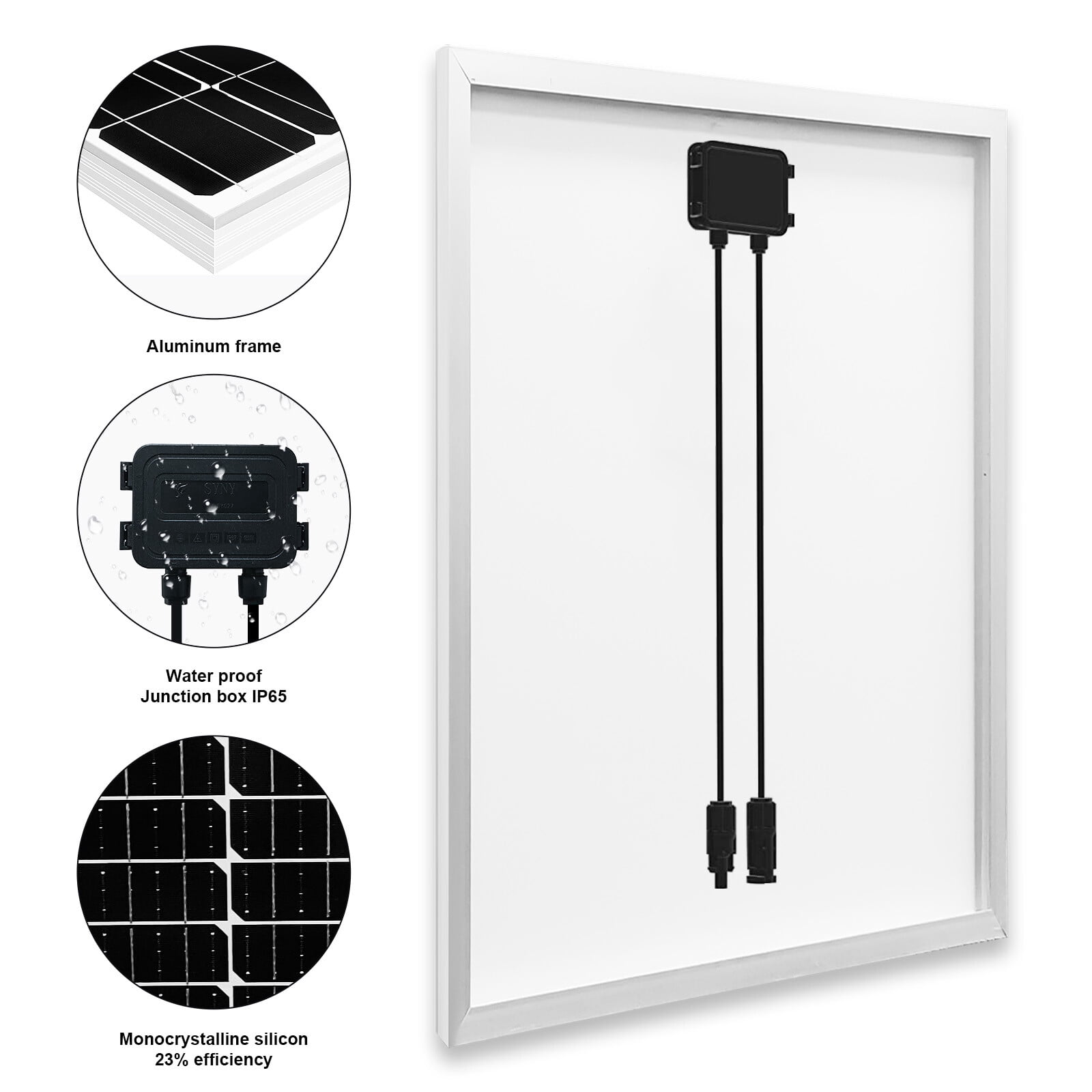 400W 12V Solar Panel Mono High Efficiency PV Module for RV Home Caravan Camping