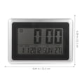 thumbnail image 2 of 1Pc LCD Digital Clock Alarm Clock Perpetual Clendar Electronic Clock No Battery, 2 of 7