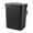 black, variant on Waste Bin Trash Can Garbage Basket Space Saving Compact Size Multipurpose Food Recycling Recycle Kitchen Gadget Rubbish Bins Black