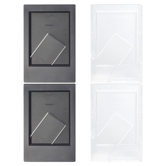Fovewise 4-Pack Mini Photo Frames Set for Desk and Home Decor, Small Picture Frames Fits 3 Inch Photos, Perfect Display
