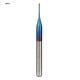 thumbnail image 3 of Fresa de cono de 10 piezas, fresa de extremo con revestimiento azul de carburo de tungsteno para máquina de grabado de PCB(0.5mm), 3 of 9