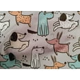thumbnail image 5 of oneOone Cotton Cambric Light Gray Fabric Dog Cartoon Sewing Craft Projects Fabric Prints By Yard 42 Inch Wide-YF, 5 of 5