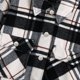thumbnail image 4 of Puntoco Abrigo Mujer Solapa Bolsillo Moda Casual Chaqueta Corta A Cuadros Liquidación Puntoco Puntoco-1, 4 of 5