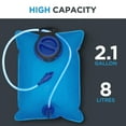 thumbnail image 4 of Rangland Hydration Bladder, Extra Large 8 Liter/ 2 Gallon Water Reservoir with Carrying Shoulder Bag, Heavy Duty Leak Free Bladder with Large Opening & Bite Valve Drinking Tube Straw, 4 of 9