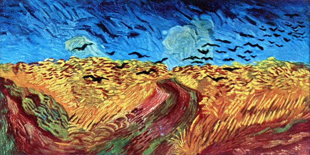 Cornfield With Ravens Van Gogh CANVAS OR PRINT WALL ART