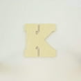 thumbnail image 3 of Package of 1, 14 Inch X 3/4" Thickness Baltic Birch Wood Letter K in The Collegiate Font, Thick for Art & Craft Project, Made in USA, 3 of 4