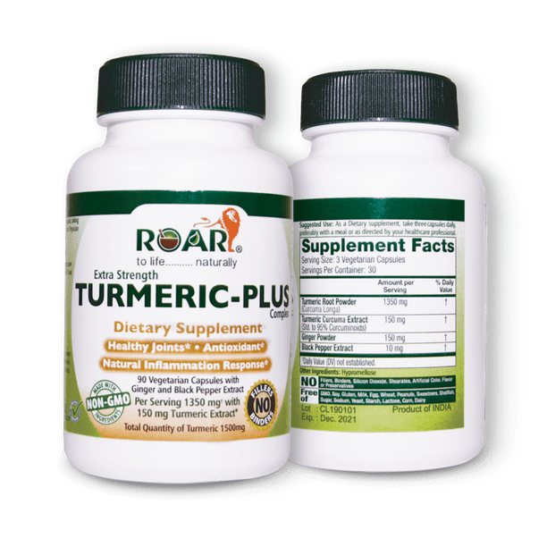 Highest Potency Turmeric Curcumin Plus Complex with Ginger and Black