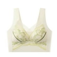 thumbnail image 2 of Sriper Plus Size Bralettes for Women Cute,Summer Clearance Top,46C Wireless Bralette for Plus Size ,Everyday Basic Sleeping Bra Brasieres Para Mujer Levanta Busto,White L, 2 of 3