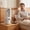 A, variant on Leeye Compact Bladeless Desk Fan Aerodynamic USB Rechargeable 3 Speeds Oscillating Quiet Personal Cooling Fan for Home Office Bedroom, White, 13.46in