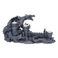 thumbnail image 1 of 8.5" Gothic Medieval Dragon Castle Candle Holder Stand, 1 of 9