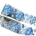 thumbnail image 1 of 4xPet Washi Tape Etiqueta Adhesiva Decorativa Para Papel De Regalo Suministros Para álbumes De Recortes Libros Peonía Azul, 1 of 8