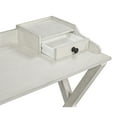 thumbnail image 3 of Barton Writing Desk in White Wash finish Engineered Wood, 3 of 8