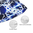 thumbnail image 3 of Kdxio Cotton Pillow Cases 14"x20" Pillowcases,Soft and Breathable Bedroom Pillow Cases-Blue Lightning2-No Pillow Core, 3 of 5