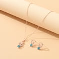 thumbnail image 3 of Conjunto de aretes de collar de diamantes de joyería de moda para damas Wmkox8yi sjalhkljlk1339, 3 of 6