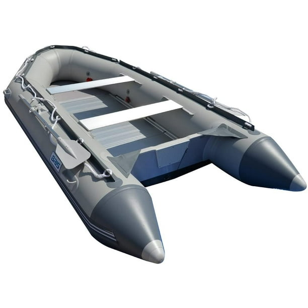 BRIS 12.5 ft Inflatable Boat Inflatable Fish Hunter & Person Inflatable  Raft Boat 