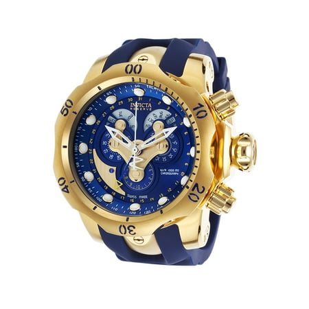 Invicta Men's 14465 Venom Quartz Chronograph Blue Dial Watch