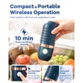 thumbnail image 5 of Purepod for Cleaning Produce, Purepod Produce Cleaner, Portable Vegetable Washer with OH-Ion Water Cleaning Technology, IPX7 Waterproof Food Cleaner for Produce, Meat, Seafood, 5 of 7