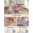 thumbnail image 5 of Candy Gingerbread Cottage Area Rug for Bedroom 3x5 Ft Christmas Xmas Tree Winter Super Soft fuzzy Throw Rug Non-Slip Fluffy Plush Indoor Floor Carpet for Living Room Nursery Home Decor, 5 of 8