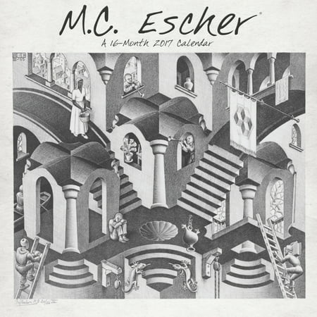 M.C. Escher Wall Calendar, 2017 Surrealism by ACCO Brands - Walmart.com