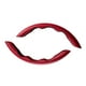 thumbnail image 1 of Embellecedor de marco para volante de coche, pegatina de decoración para camión y automóvil, Kit Interior antideslizante Universal, rojo de Automoción decorativa y accesorios Fibra de Carbono Rojo, 1 of 6