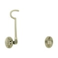 thumbnail image 3 of Renovators Supply Cabin Hook 4" Satin Nickel Pack of 3, 3 of 9