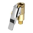 thumbnail image 1 of Brass Locking Tire Air Chuck, Tire Inflator Hose Adapter for Twist On Connection Convert to Lock On, No Air Leakage Air Compressor Pump Clip On Tire Chucks, Tire Nozzle with Tire Valve Thread, 1 of 9