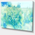 thumbnail image 2 of Fleurs Nature Montagne Bleu Clair - Impression sur Toile Florale, 2 of 3