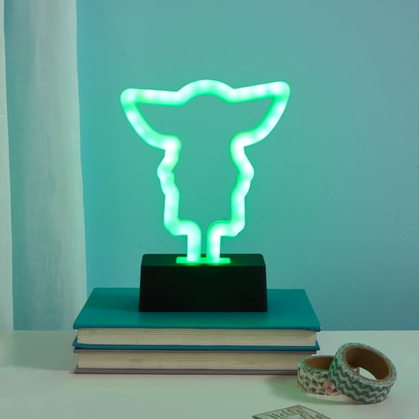 Baby Yoda LED Neon Kids Table Lamp